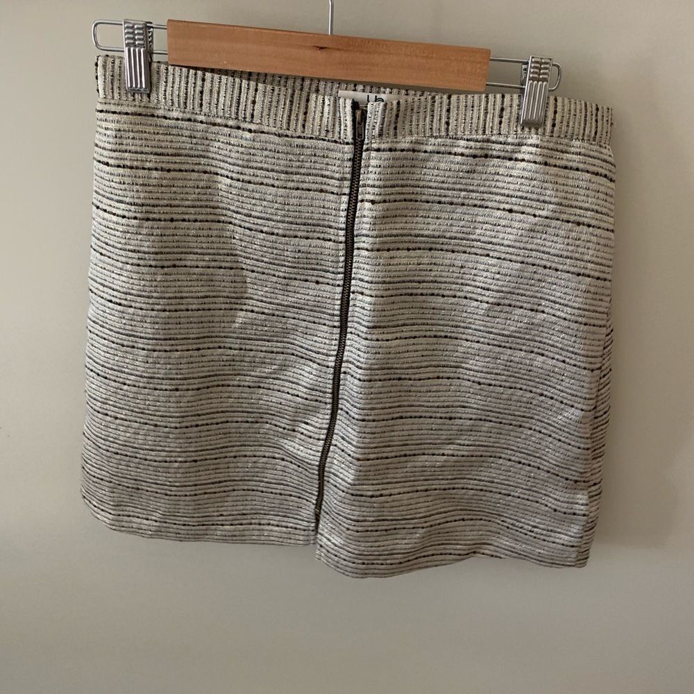 Metallic mini skirt 